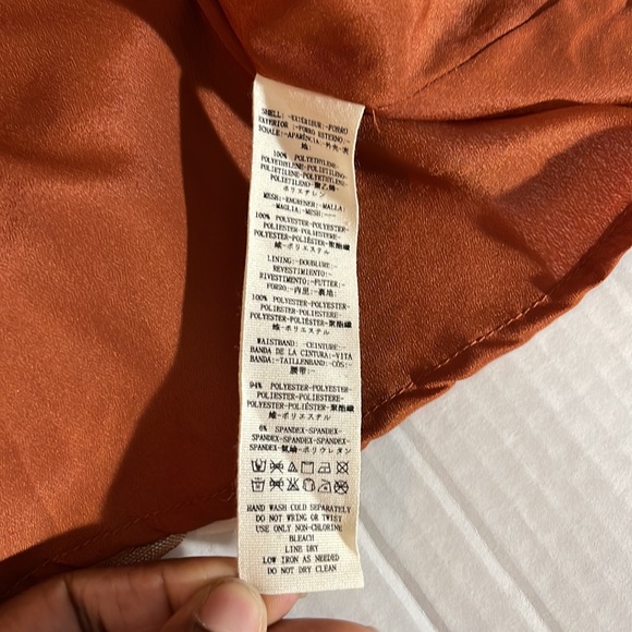 ♻️🆕 New Free People Tribeca Mini Sequins Dress Sz 8 beautiful Rose Gold - Picture 7 of 14